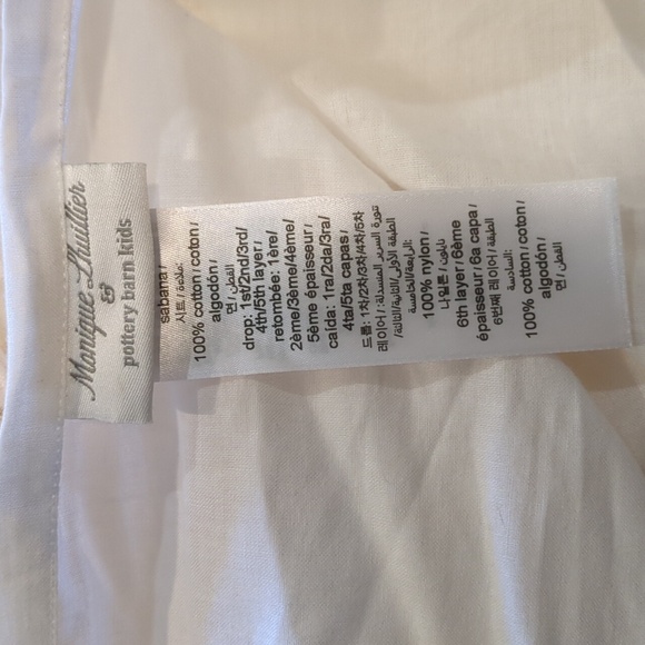 Pottery Barn Kids x Monique Lhuillier - embellished blossom bed skirt - Picture 3 of 5